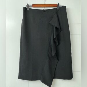 J. Crew size 8 black, pencil skirt.